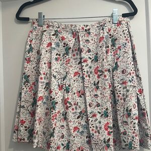 Gap Women floral pleated skirt